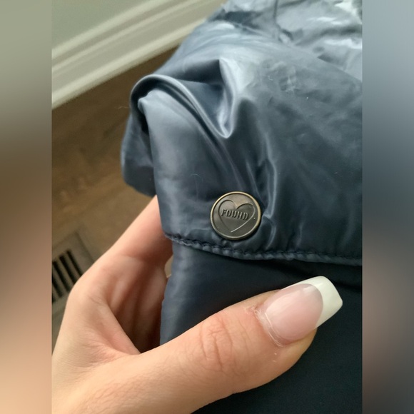 FOUND MY ANIMAL Dog Puffer Winter Jacket SZ XXL Navy Blue Made in USA BRAND NEW - Picture 7 of 16